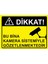 Dikkat! Bu Bina Kamera Sistemiyle Gözetlenmektedir Uyarı Levhası Reflektör 25 x 35 cm 1