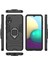 Halka Araba Dağı Kickstand Kılıf Samsung Galaxy A03 Çekirdek Askeri Sınıf (Yurt Dışından) 1