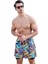 Yaz Sörf Mayoları Utandırmayan Çabuk Kuruyan Büyük Boy Boksör Plaj Şortu Erkek Mayoları (Yurt Dışından) 1