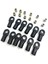 12 Adet 5347 Rod End Bilyalı Bağlantı Genel Araba Bilyalı Setleri 1/10 Traxxas E-Revo Revo Summıt Için (Yurt Dışından) 1