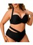 Yazlık Kadın Iki Parçalı Mayo Düz Renk Büyük Beden Sırtı Açık Yüksek Bel Bikini Mayo (Yurt Dışından) 1