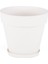 Elite Yalı Saksı Plastik Beyaz H:34CM-ÇAP:37CM 1 Adet 1