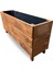 Elite Ahşap Saksı Dış Mekan Çiçeklik Dekoratif Büyük Boy Saksı Hazır Kurulu 95CM x 26CM Yükseklik 45CM 1 Adet 4
