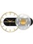 Renessa Exclusive Time - Pilli LED - Modern Metal Camlı Lake Duvar Saati 6