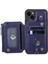 IPhone 15 Için Cüzdan Durumda Kickstand Flip Folio Kılıf 3 Büyük Kart Rfıd Pu (Yurt Dışından) 5
