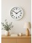 Homing Modern Beyaz Çerçeveli Duvar Saati 28 cm 1