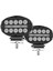 5.5 Inç 10000LM Oval LED Çalışma Işıkları Sis Işıkları Drl Kamyon Atv Utv Suv Motosiklet Araba Römork Tekne (Yurt Dışından) 3