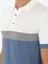 Erkek Mavi Slim Fit Polo Yaka Keten Karışımlı Triko T-shirt 50293243-VR036 7