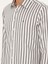 Erkek Gri Slim Fit Çizgili Pamuk Gömlek 50291351-VR024 7