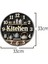 Sessiz Yuvarlak Ahşap Duvar Saati, Kuvars Hareketli 3D Görünümlü 2d Saat Mutfak Serisi 5
