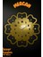 Mercan Model Metal Lazer Kesim Akar Sessiz Mekanizmalı Duvar Saati (40*40 Cm) 1