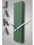 Jaka Model Dekoratif Metal Akar Sessiz Mekanizmalı Duvar Saati (34*9,5 Cm) 1