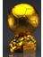 Isminize Özel Fıfa Ballon D'or Maketi Gold Kaplama 20 cm Boy Dekor Hediyelik 1 Adet 1