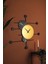 Dynamic Time - Sessiz Metal Duvar Saati - Modern Ev Ofis Dekorasyonları - Duvar Saatleri - APS139 2