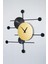Dynamic Time - Sessiz Metal Duvar Saati - Modern Ev Ofis Dekorasyonları - Duvar Saatleri - APS139 7