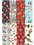 8 Adet 35 x 50 cm Yılbaşı Hediye Paketleme Ambalaj Kağıdı (8’li Paket) 1 Adet 1