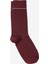 ALTINYILDIZ CLASSICS Erkek Bordo-Gri Desenli Bambulu Soket Çorap 2