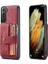 Samsung Galaxy S22 Manyetik Cüzdan Kablosuz Şarj Rfıd Için Kılıf (Yurt Dışından) 1