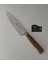 Max Melchıor Dövme Çelik Zeytin Ağaç Santoku Şef Bıçağı 16CM 3