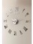 Time Collection 3D Roma Rakamlı Duvar Saati (Gümüş) 1