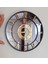 Küçük Boy Gerçek Ayna Duvar & Masa Saati 25 cm 2