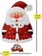 Ahşap Sarkaçlı Noel Baba Duvar Saati 50X30 cm 2