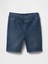 Kız Çocuk Lacivert Denim Bisiklet Şortu 5