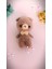 2'li Minik Amigurumi Penguen ve Ayıcık Hayvan Oyuncaklar (El Örgüsü 8 Cm) 4
