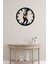 Atatürk Kocatepe Metal Siyah Ev & Ofis Duvar Saati - Hediyelik Saat - 50 x 50 cm 2