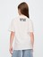 Kız Çocuk Beyaz Gap Logo Grafikli T-Shirt 3