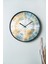 Muyika Pino Kilim Gerçek Cam 42 cm Sessiz Mekanizma Duvar Saati Pds-42 1