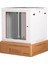 12U 19" Duvar Tipi Rack Kabinet – Genişlik: 600 mm | Derinlik: 600 mm – Açık Gri (Demonte) 1
