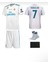 Real Madrid C.ronaldo 2017-18 Kıev Beyaz Sampionlar Lg Çocuk Futbol Forması 4lü Set Forma+Şort+Çorp+Bilrklik 1
