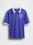 Erkek Mavi Athletic Gap Logo Pique Polo T-Shirt 2