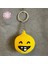 1524 El Yapımı Örgü Sırıtan Emoji Model Anahtarlık 1