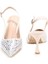 PS-32150 Kadın 7 cm Arkası Açık Abiye Stiletto Ayakkabı 3