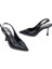PS-32150 Kadın 7 cm Arkası Açık Abiye Stiletto Ayakkabı 2