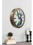 36 cm Eskitme Metal Modern Sanat Duvar Saati 3