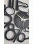 Modern Rakamlı Metal Siyah Duvar Saati - Hediye Saat- Ev / Ofis Saati - 50 x 50 cm 3