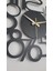 Modern Rakamlı Metal Siyah Duvar Saati - Hediye Saat- Ev / Ofis Saati - 50 x 50 cm 4