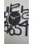 Modern Rakamlı Metal Siyah Duvar Saati - Hediye Saat- Ev / Ofis Saati - 50 x 50 cm 5
