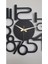 Modern Rakamlı Metal Siyah Duvar Saati - Hediye Saat- Ev / Ofis Saati - 50 x 50 cm 7