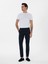 Erkek Lacivert Slim Fit Pamuk Karışımlı Kanvas Pantolon 50312177-VR033 3