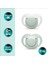 Ortodontik Damaklı Emzik, Powder Green, 0+ Ay, Emzik Saklama & Sterilizasyon Kutulu, İkili Set 5