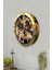 Hediyelik 36 cm Gold Metal Kaşif Duvar Saati 2