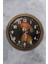 36 cm Eskitme Metal Osmanlı Duvar Saati 1