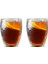 Çift Cidarlı Buzlu Kahve - Latte - Çay Bardağı Seti - Cam Kupa Seti 300 Ml x 2 Adet 2221 1