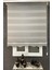 Plisei Stor Zebra Perde Etek Dilimli (Gri) 3