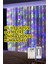 Rgb Pilli Kumandalı Animasyonlu Perde LED 3x3 Metre Peri Perde Ledi Dekoratif LED 1