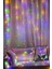 Rgb Pilli Kumandalı Animasyonlu Perde LED 3x3 Metre Peri Perde Ledi Dekoratif LED 2